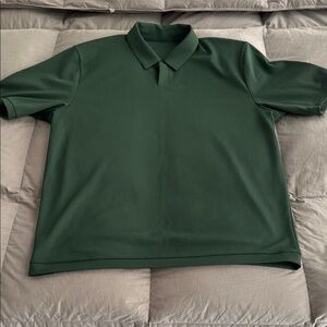 Textured Mesh Short-Sleeve Polo Shirt